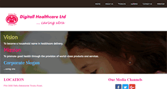 Desktop Screenshot of digitallhealthcareltd.com